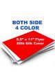 8.5 x 11 Flyer 2 Side Cover weight