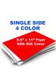 8.5 x 11 Flyer Single Side Cover weight